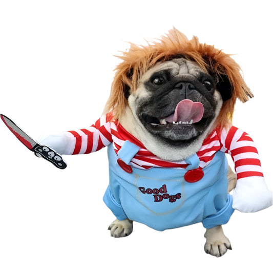 Evil Clown Pet Costume