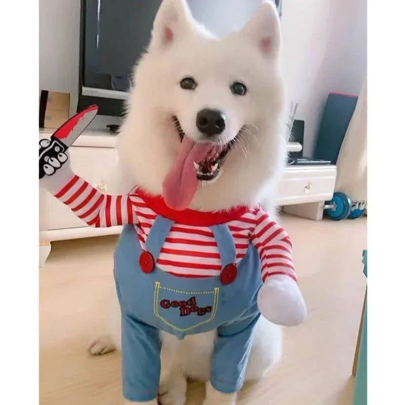 Evil Clown Pet Costume